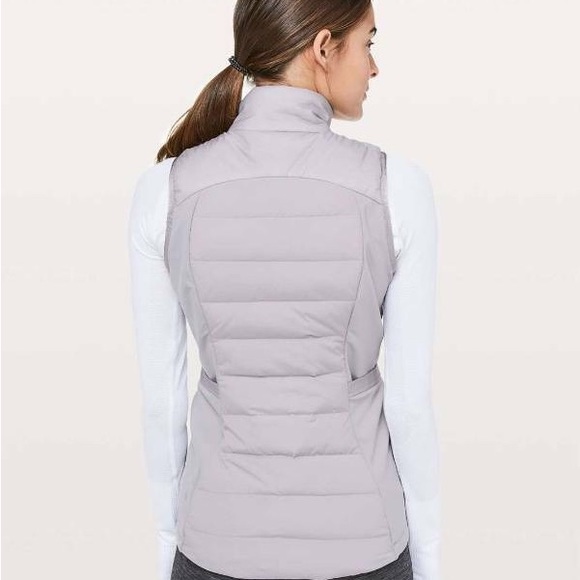 NWT Lululemon Down For It All Vest insulated puffer goose - Dark Chrome - Picture 2 of 14
